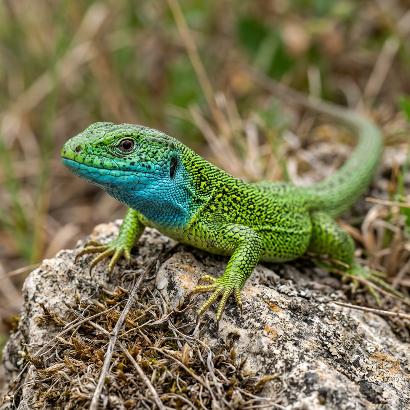 Lézard vert de l'Ouest