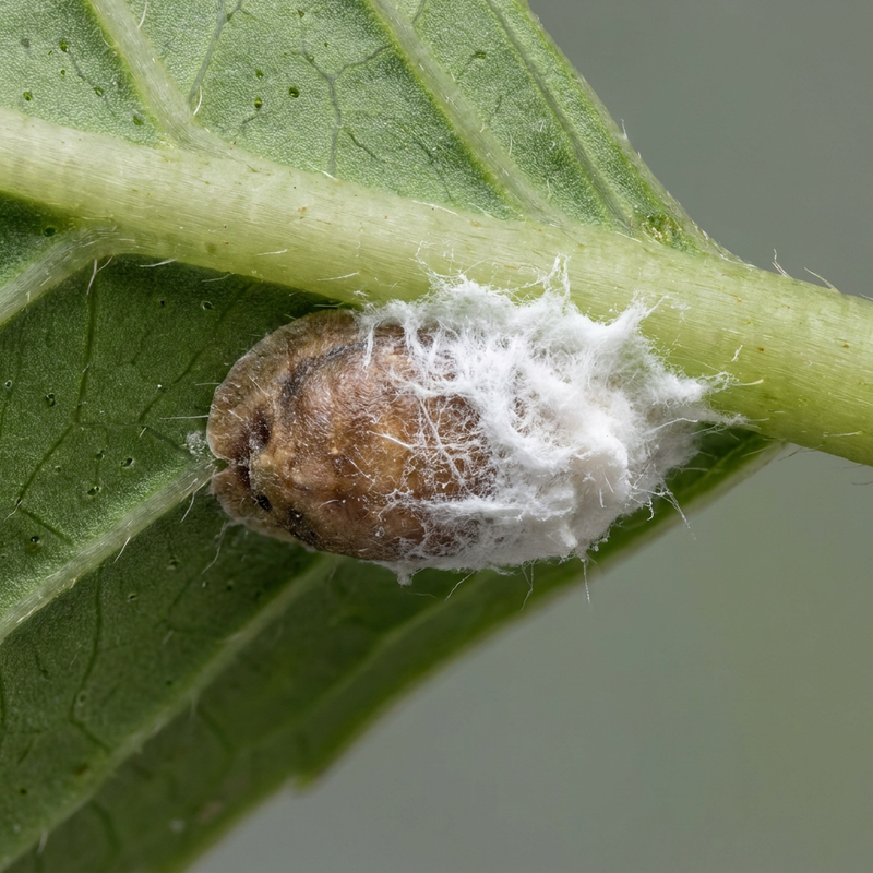 Cochenille de l'hortensia laineux