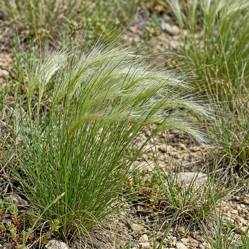 Herbe à plumes délicate