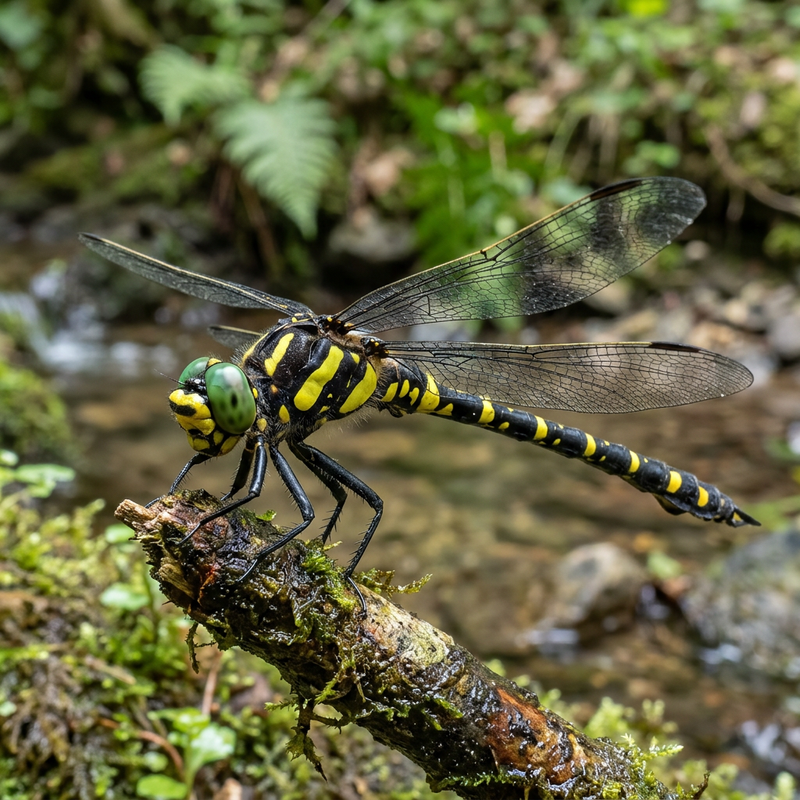 Demoiselle printanière à deux rayures