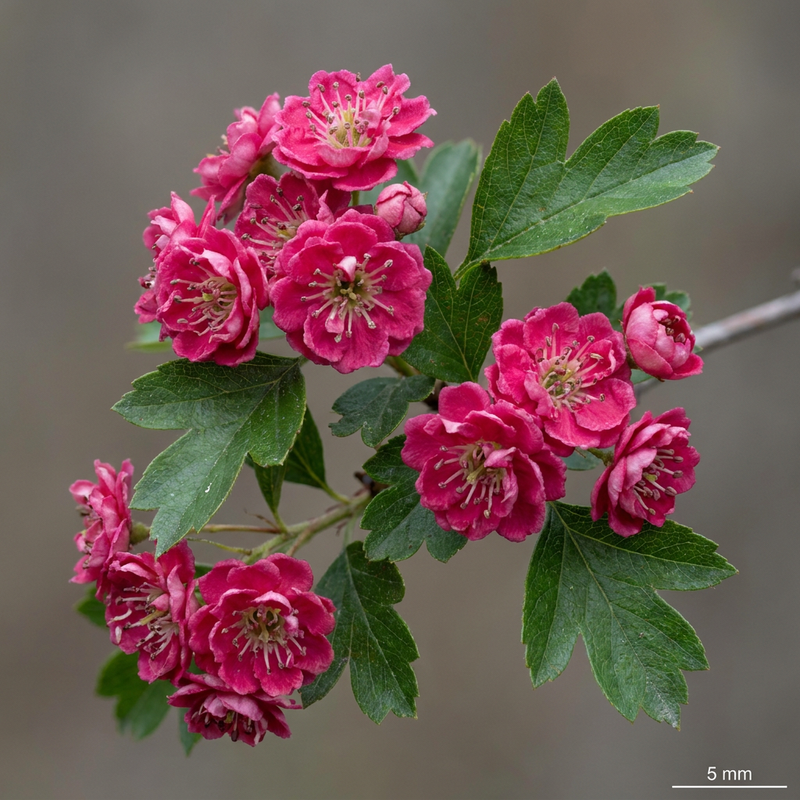Aubépine à deux branches (variété 'Paul's Scarlet')