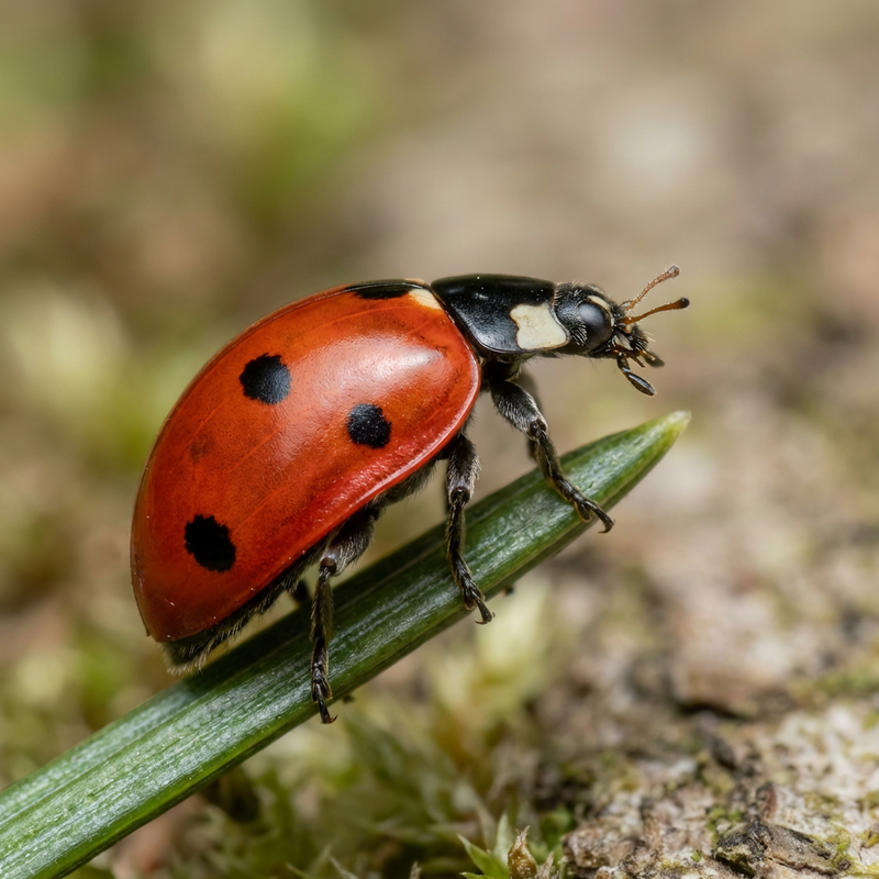 Coccinelle de l'épinette à deux points