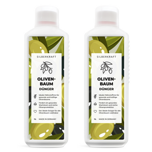 Olivenbaumdünger - Mineralischer NPK Flüssigdünger mit Stickstoff - Dünger für Olivenbäume - Oliven Dünger - Silberkraft