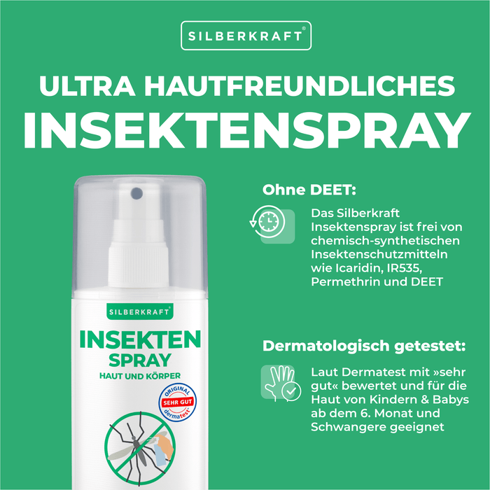 Spray anti-insectes pour la peau et le corps