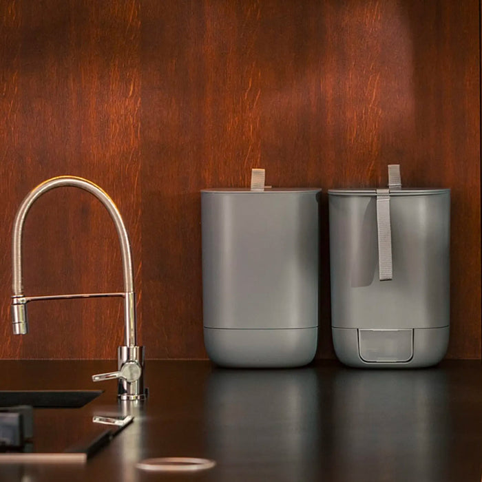 Küchenkomposter Bokashi - Komposter inkl. 1kg Streumittel - Silberkraft