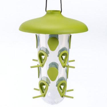 Mangeoire à oiseaux - Station d'alimentation multifonctionnelle pour nourrir les oiseaux - 22 cm - Silberkraft
