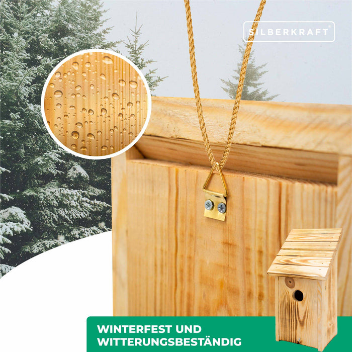 Nichoir suspendu en bois massif